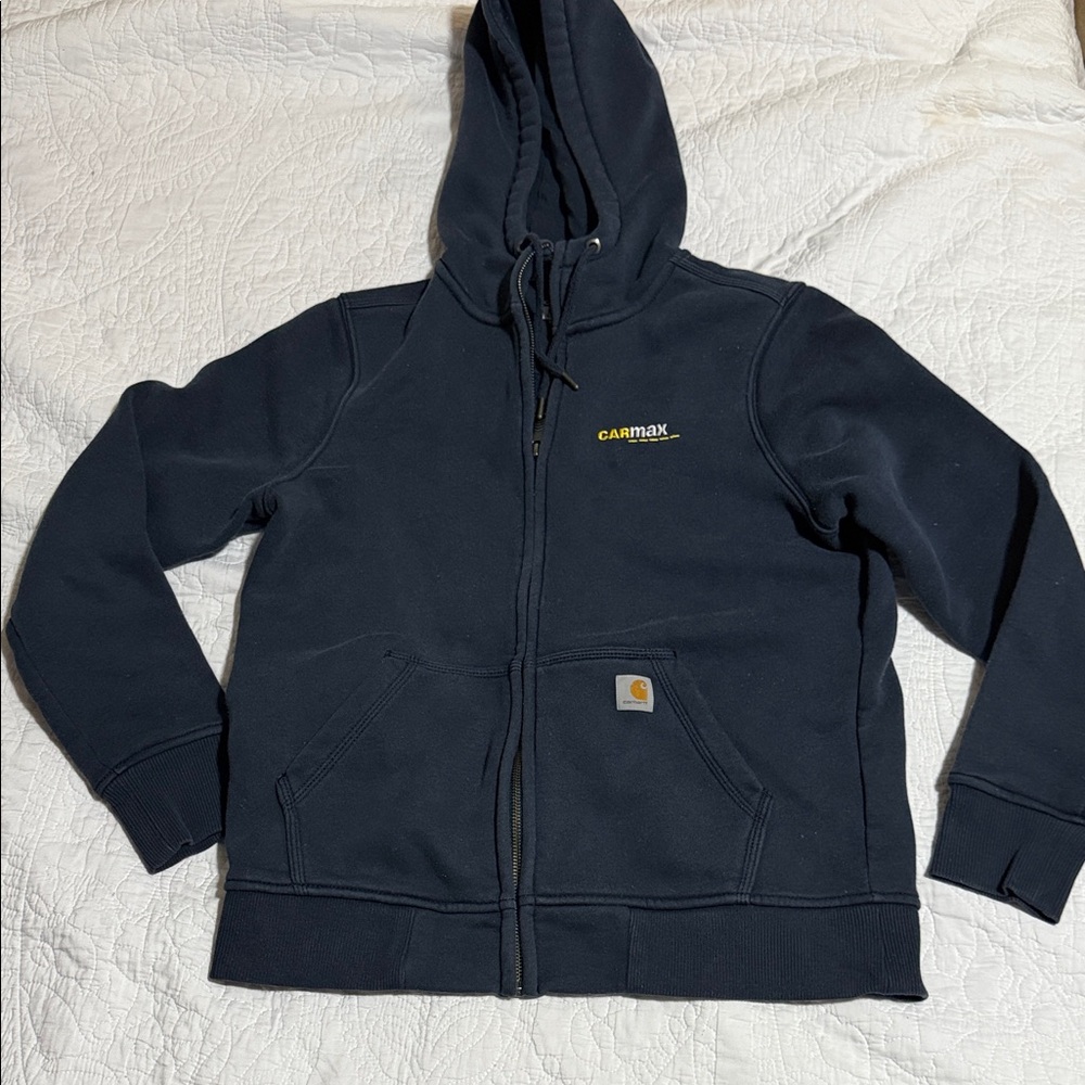 Carhartt Navy Full-Zip Hoodie